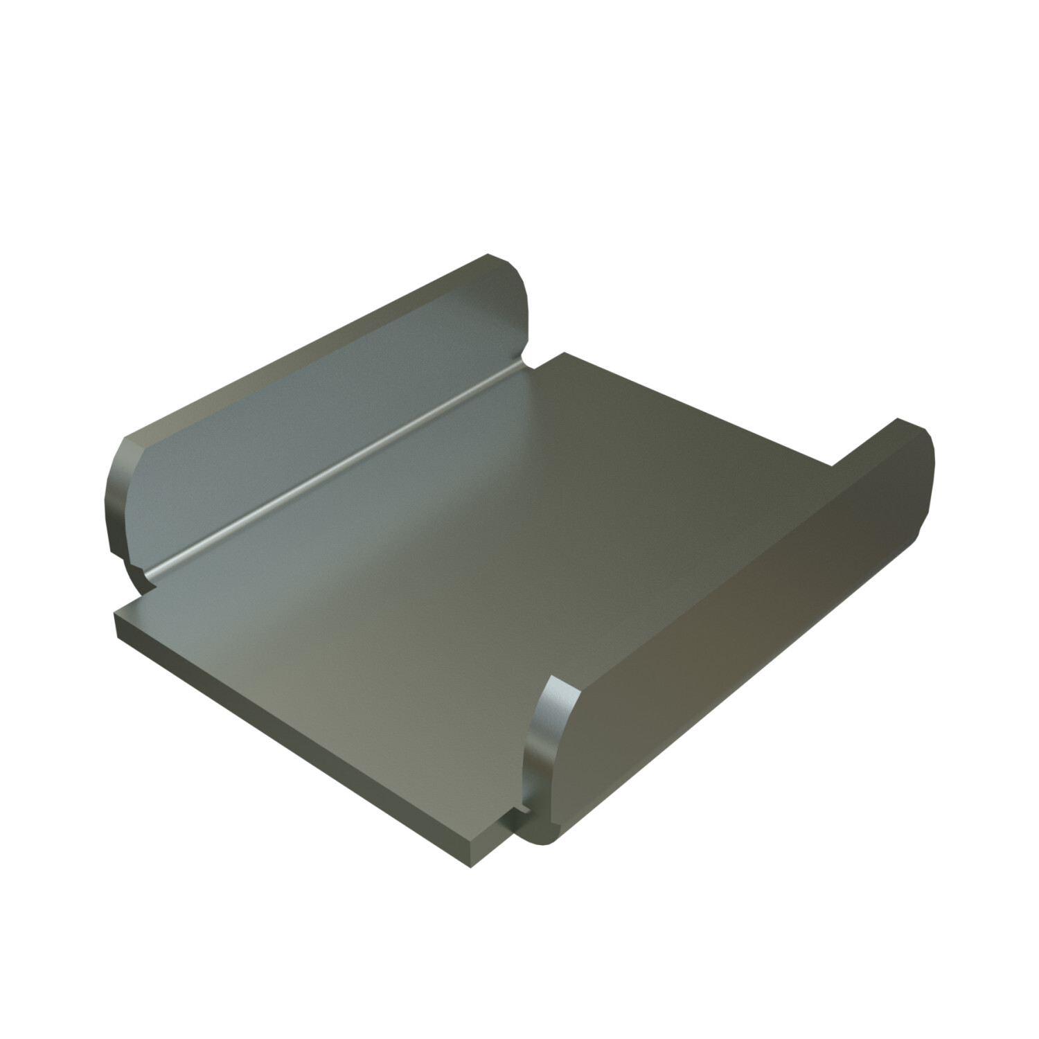 P3280-EG End Cap, For Use With P3000 Channel, Electro-Galvanized