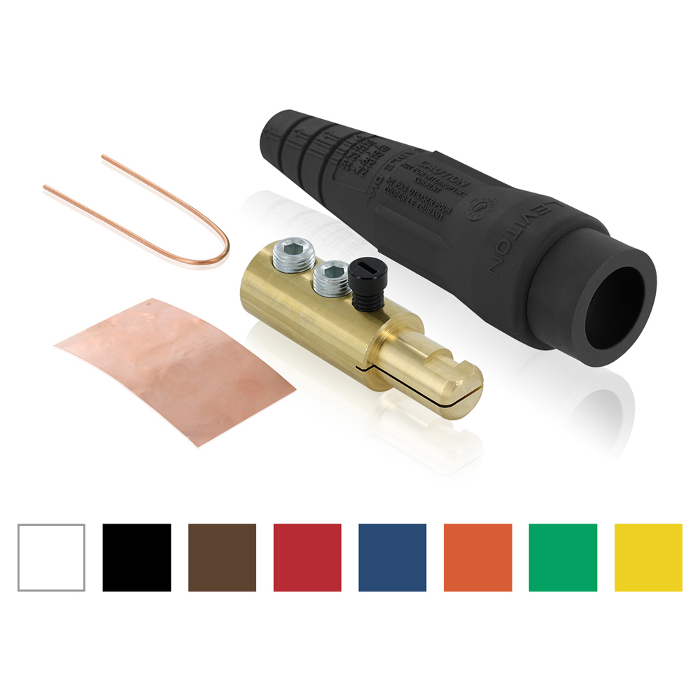 18D24-UE 18 Series Cam Type Detachable Male Plug, 600 V AC, 400 A, 1/0 to 4/0 AWG Wire, Double Set Screw Connection, NEMA 3R NEMA Rating