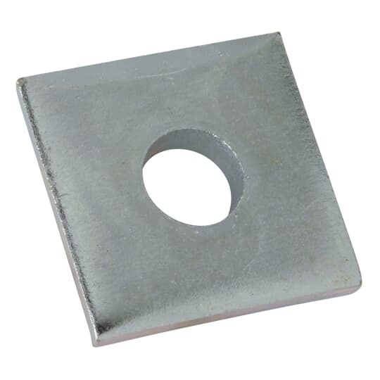 AB241-3/8SS6C Superstrut Square Washer, 3/8 in Nominal, 3/16 in THK, 316 Stainless Steel