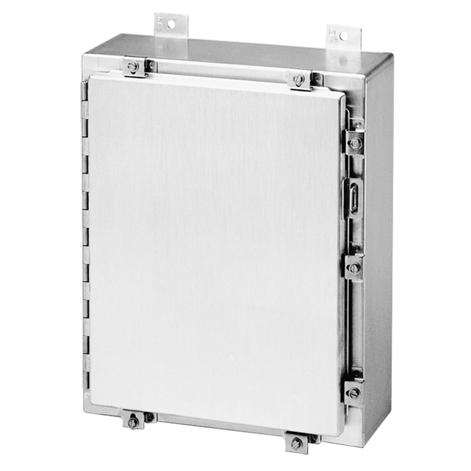 A16H1206ALLP A4A Enclosure, 16 in L x 12 in W x 6 in D, NEMA 4X/IP66 NEMA Rating, Aluminum