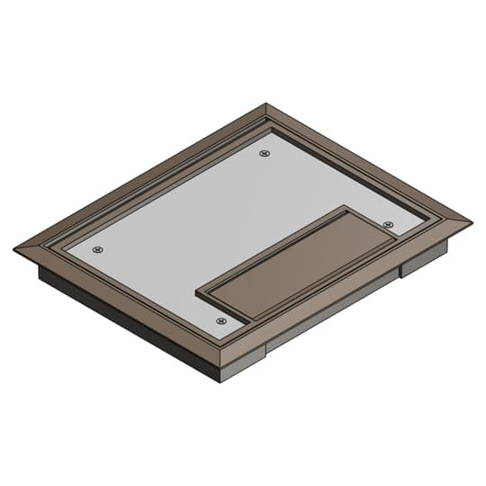 AFM6-CST-SW-BRN Steel City Non-Metallic Floor Box Cover