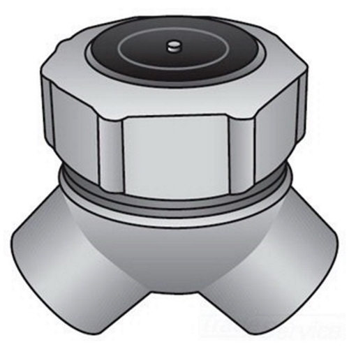 LBY-125 Type LBY Explosionproof Short Capped Conduit Elbow, 1-1/4 in Trade, 90 deg, Malleable Iron, Electro-Plated Zinc