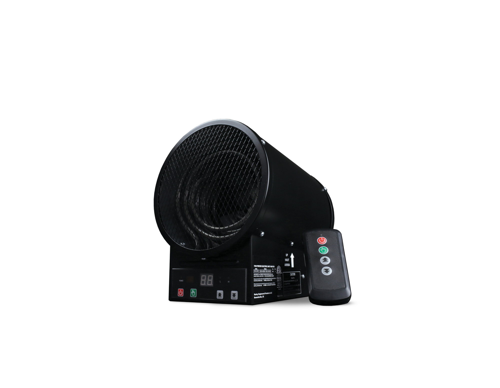 GH48R Berko Electric Garage Heater, 6142 to 16378 Btu/hr, 208/240 V, 8.6 to 20 A, 1800 to 4800 W