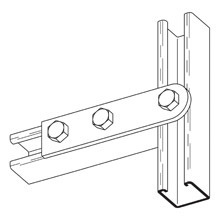 B139SS4 Swivel Plate, 3 Holes, 6-1/2 in W x 1/4 in THK