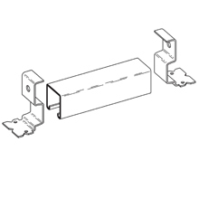 B3322SS4 Type Y Anchor End Cap, 1-13/16 in W, For Use With 1-5/8 x 1-5/8 in B22I Series Channel, 314 Stainless Steel