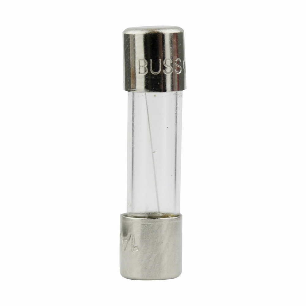 GMA-7-R Low Breaking Small Dimension Fast Acting Fuse With Nickel Plated Brass End Caps, 7 A, 125 V AC, 200 A Interrupt, Cylindrical Body