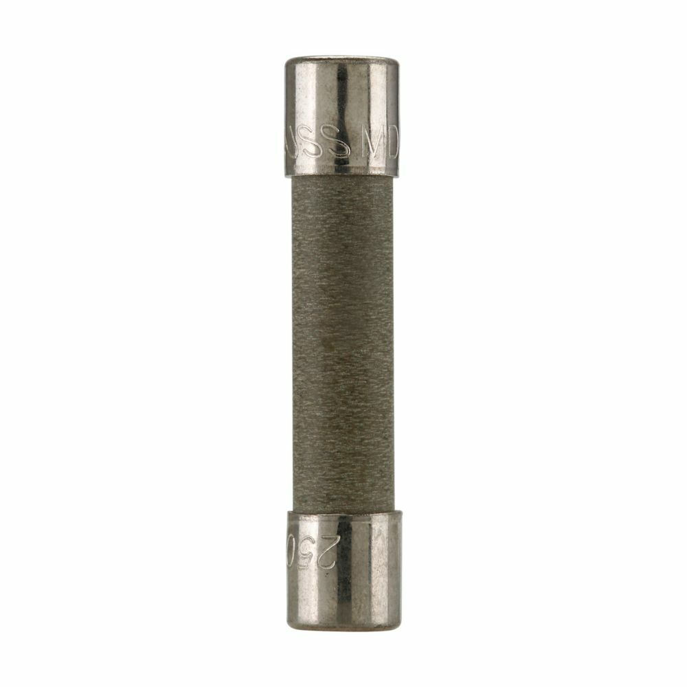 MDA-2-1/2-R MDA Small Dimension Time Delay Fuse, 2.5 A, 250 V AC, 200 A/10 kA Interrupt, Cylindrical Body