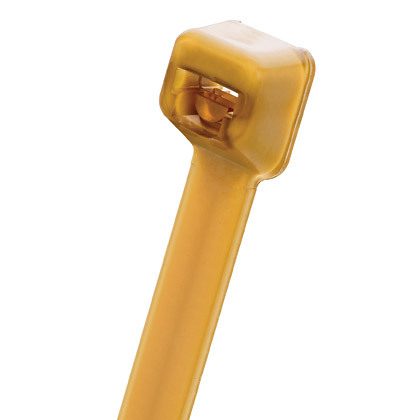 PLT1M-C71 Pan-Ty PLT Cross Section Miniature Cable Tie, 4 in L x 0.18 in W x 0.05 in THK, Polyether Ether Ketone