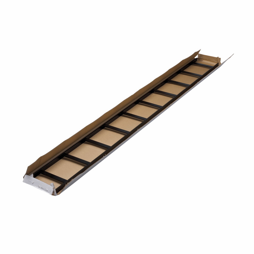 SB17U18BFB Boxed Runway Tubular Stringer, 119-1/2 in L x 18 in W, 1-1/2 in H Side Rail, 12 in Rung Spacing, 1008 Steel