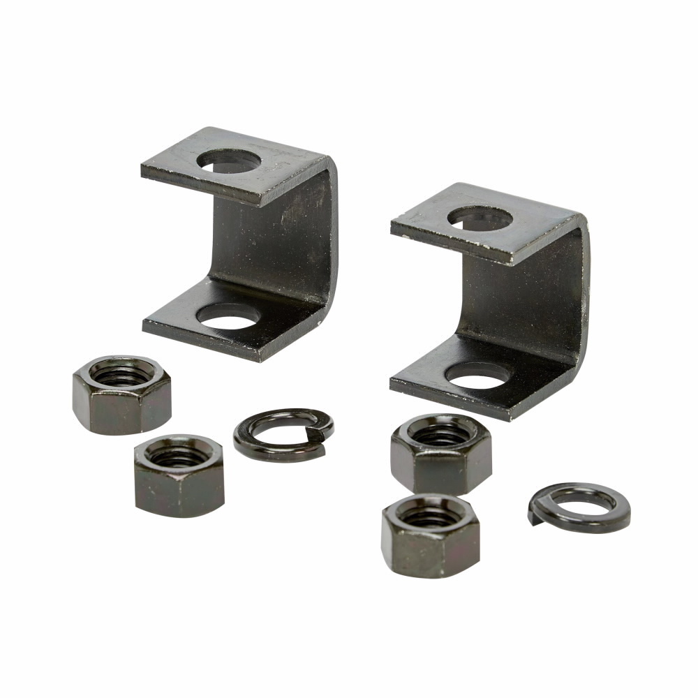 SB2116ABZ Runway Support Kit, For Use With 1-1/2 in H Cable Runway, Structural Steel, Black