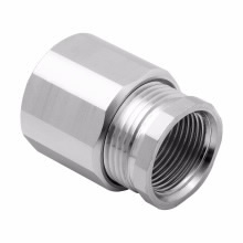 191SS 3-Piece Conduit Coupling, 1 in, For Use With Rigid/IMC Conduit, Malleable Iron, Mechanically Galvanized
