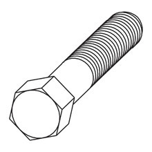 SCRWHHC 1/2X1 SS6 Cap Screw, 1/2 in, 1 in L Under Head, 316 Stainless Steel, Zinc Plated