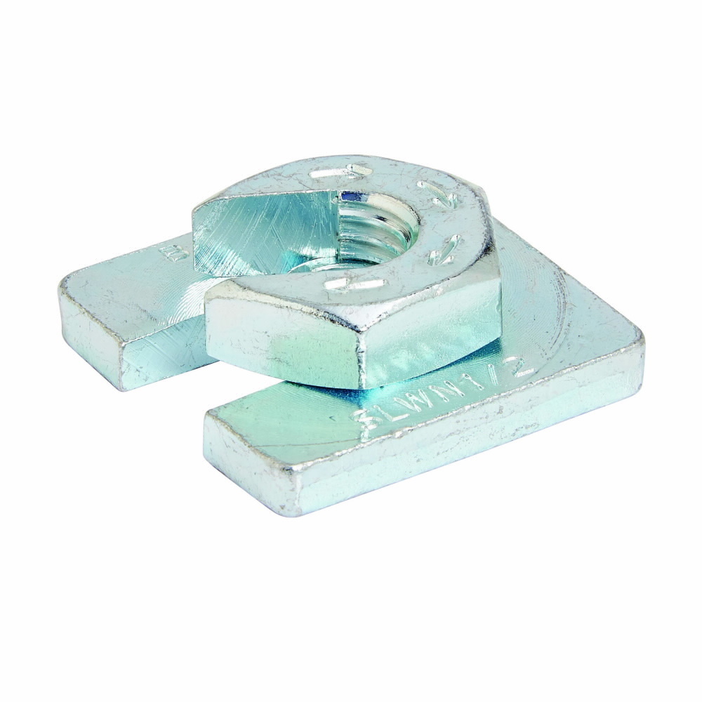 Buzznut SLWN1/4ZN Locknut Washer, 1/4-20 Thread, 240 lb Load Capacity, 6 ft-lb Torque, Steel