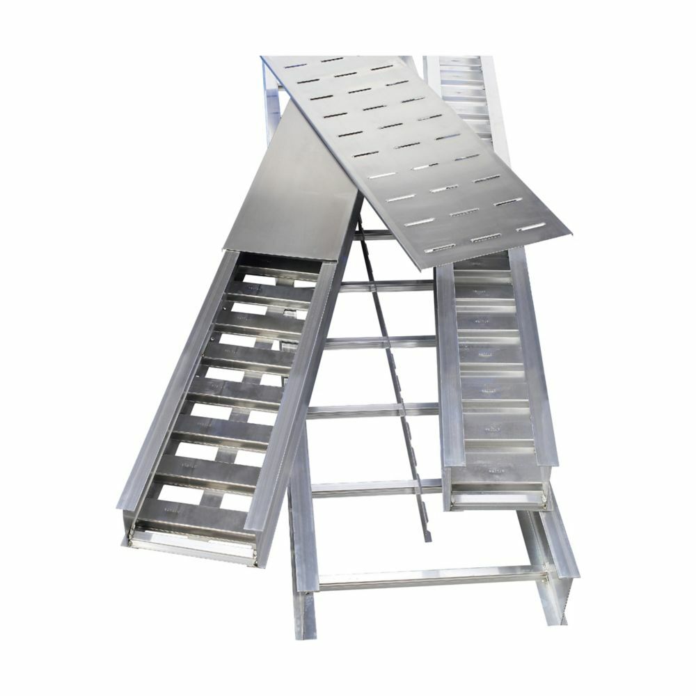 24A09-06-144 24A Series II Straight Section Cable Tray, 3 in D Loading, 487 ft-lb, 12 ft L x 6 in W, 6063-T6 Aluminum