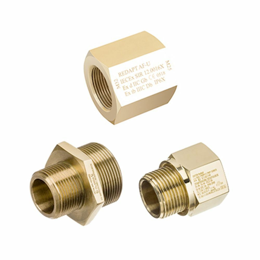ADU303031 Adapter, 1 in FNPT Interior Thread, 3/4 in MNPT Exterior Thread, -50 to 180 deg C Operating, 316 Stainless Steel, Unplated