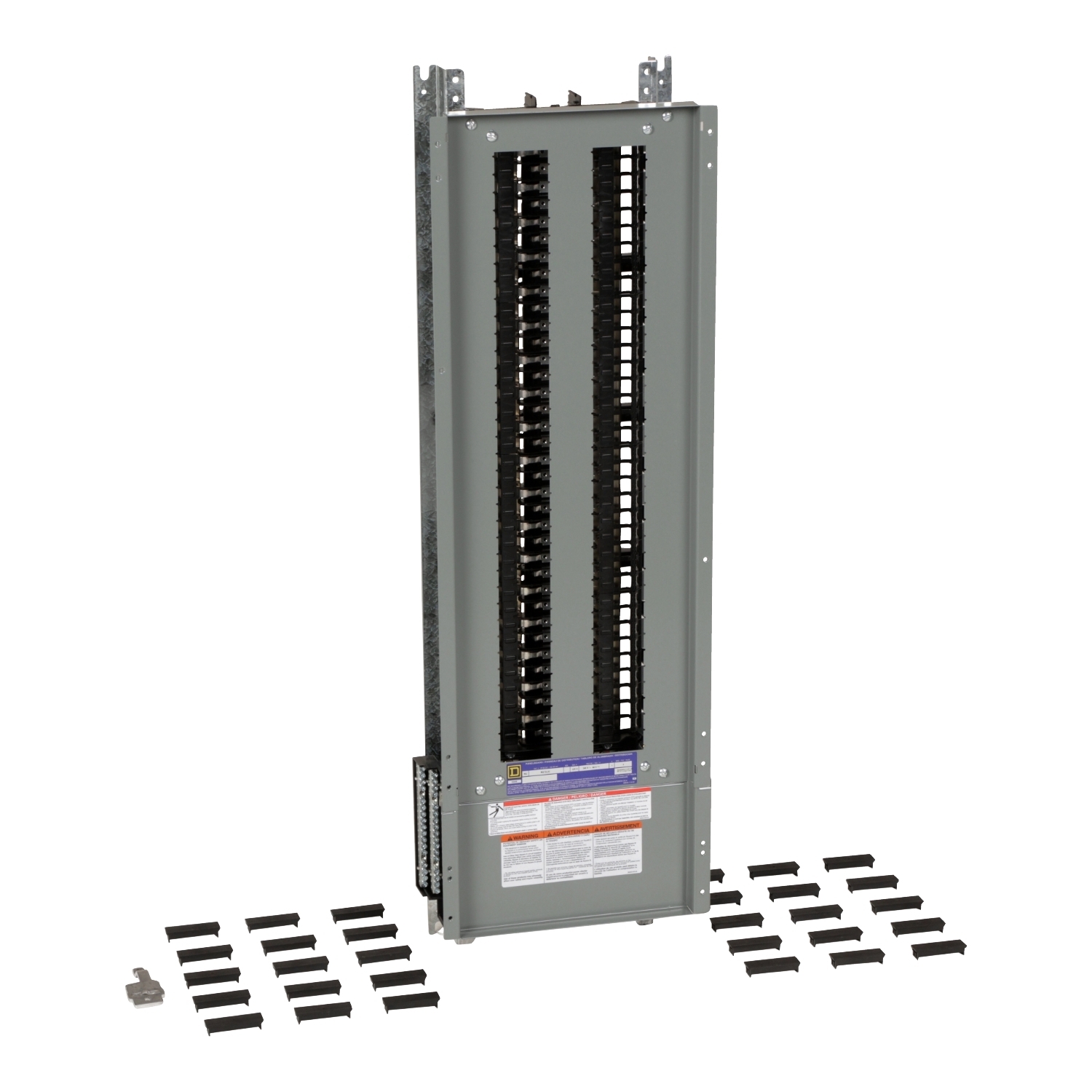 NQ72L2 1-Phase Panelboard Interior, 240 VAC, 48 VDC, 225 A, 72 Spaces