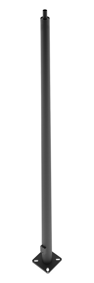 PTR6-11-15WT Lighting Pole With 36 in Anchor Bolt, 15 ft H Mounting, 6 in, 11 in THK, Steel