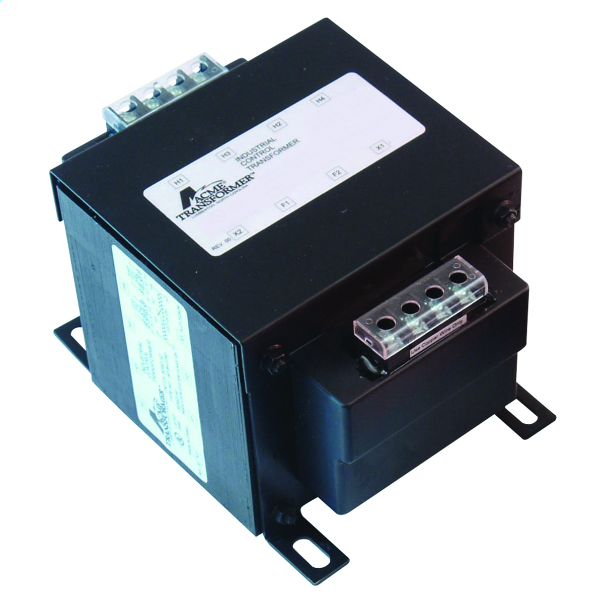 AE060750 AE Series Industrial Control Transformer, 240/480 V AC Primary, 120 VAC Secondary, 750 VA Power Rating, 50/60 Hz, 1 Phase