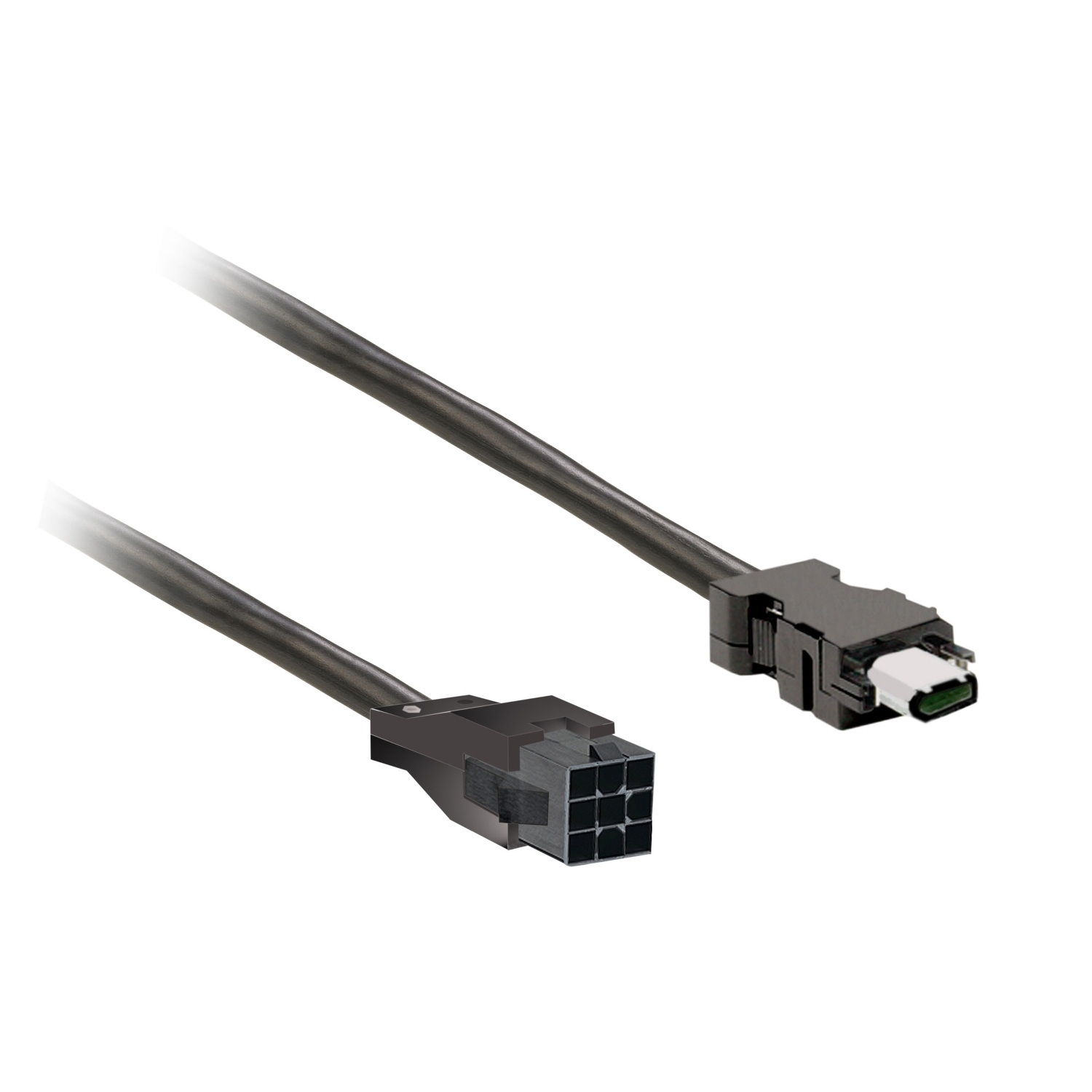 VW3M8D1AR30 SinCos Hiperface Shielded Encoder Cable, (5) 0.13 sq-mm, 3 m L