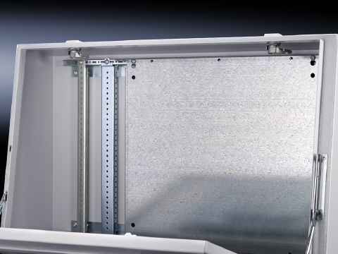 6730330 Partial Mounting Plate, For Use With TP, TS, SE Series 500 mm W x 437 mm D Enclosure, Carbon Steel