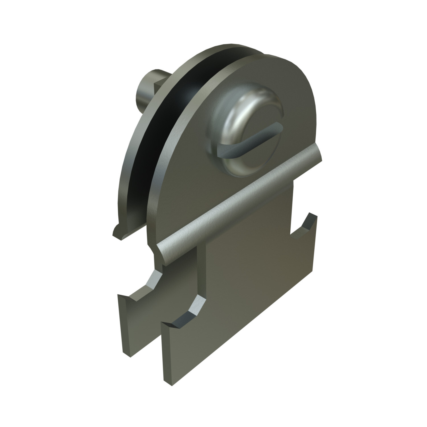 P2059-EG Pipe Clamp, 1000 lb Load, 4-5/8 in OD, HRPO Steel