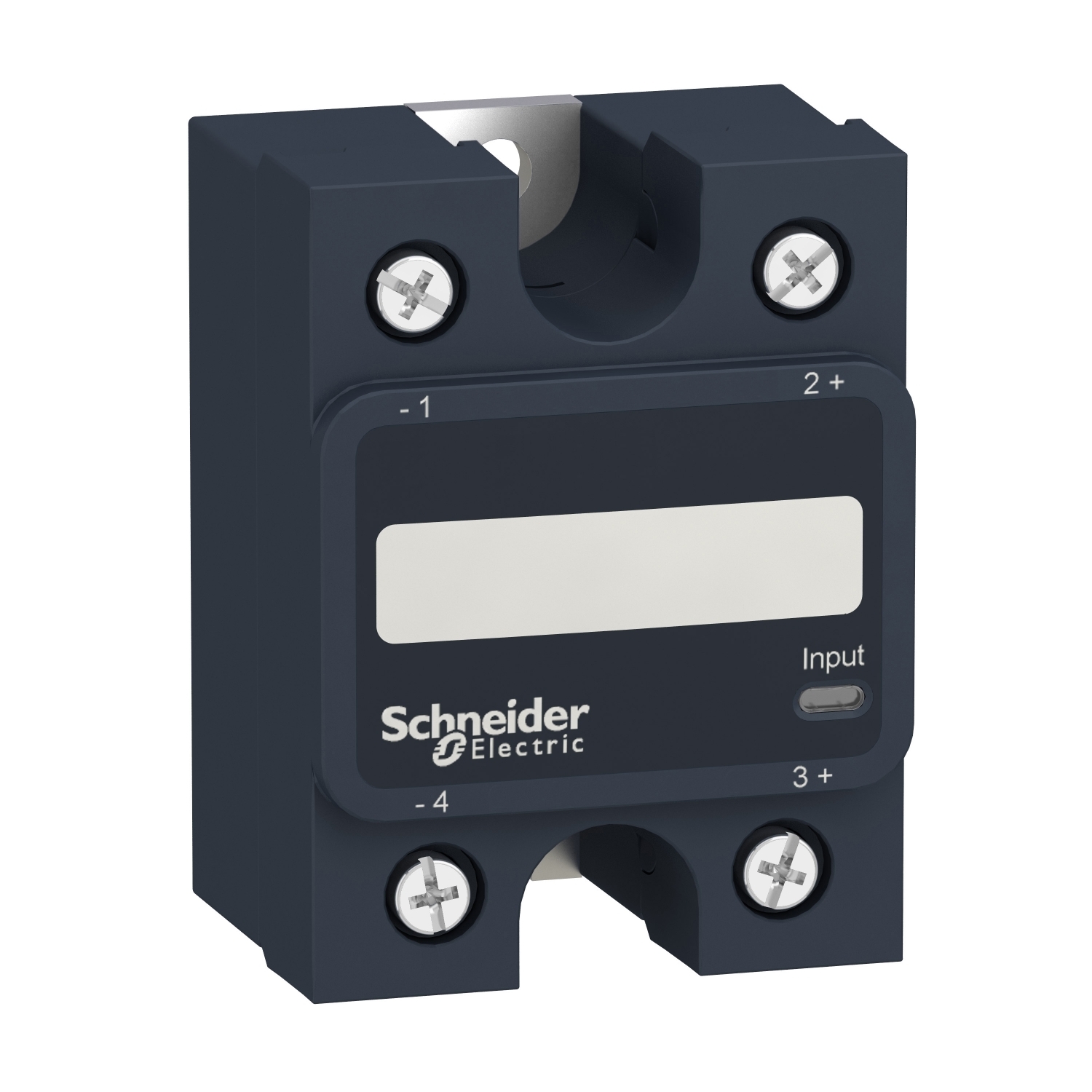 SSP1A125M7T Zelio 1-Phase SCR Output Zero Voltage Switching Solid State Relay With Green LED, Test Button, 25 A, 1NO 1 Form A Contact, 90 to 280 V AC Control/24 to 300 V AC Load V Coil