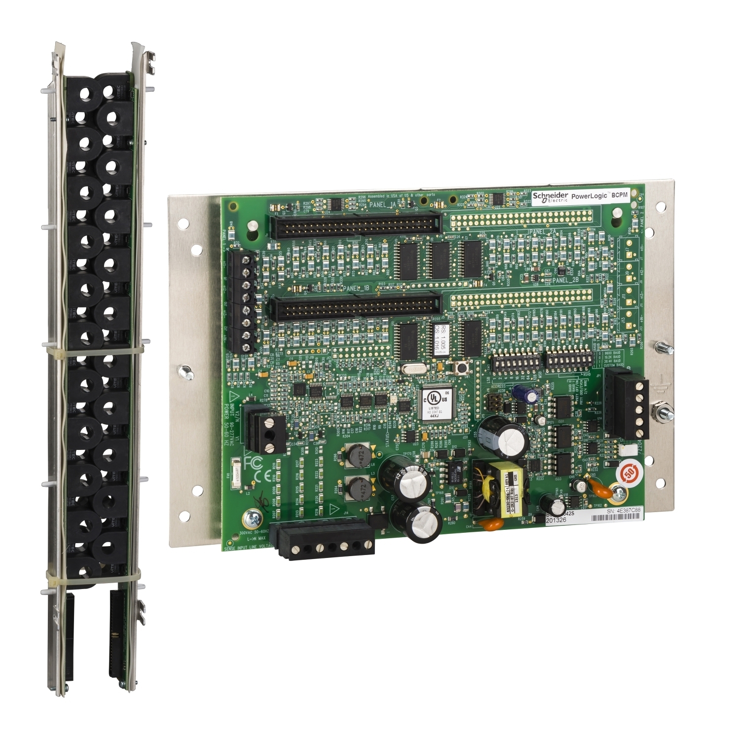 BCPMA042S Advanced Power and Energy Meter, 90 to 277 VAC, Modbus RTU, RS485 Ethernet Communication