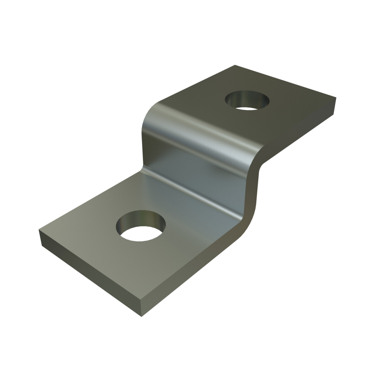 P4045-EG Channel Z-Shaped Fitting, 2 Holes, 3-3/4 in L x 1-5/8 in W, For Use With P4000 and P4100 Channels, HRPO Steel
