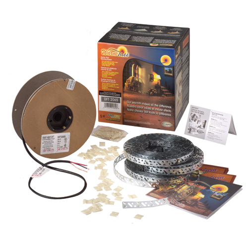 DFT1088 Warm Tiles Floor Warming Cable Kit, Pink