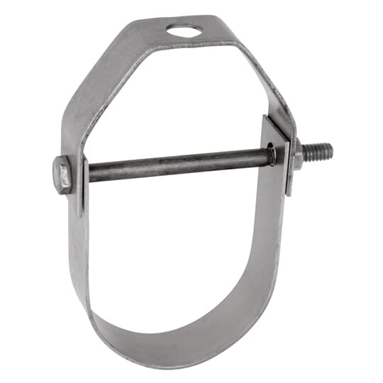 C710-3 Superstrut C710 Adjustable Light Duty Clevis Hanger, 3 in Pipe, 4-1/8 in Rod, 1130 lb Load, Steel, GoldGalv