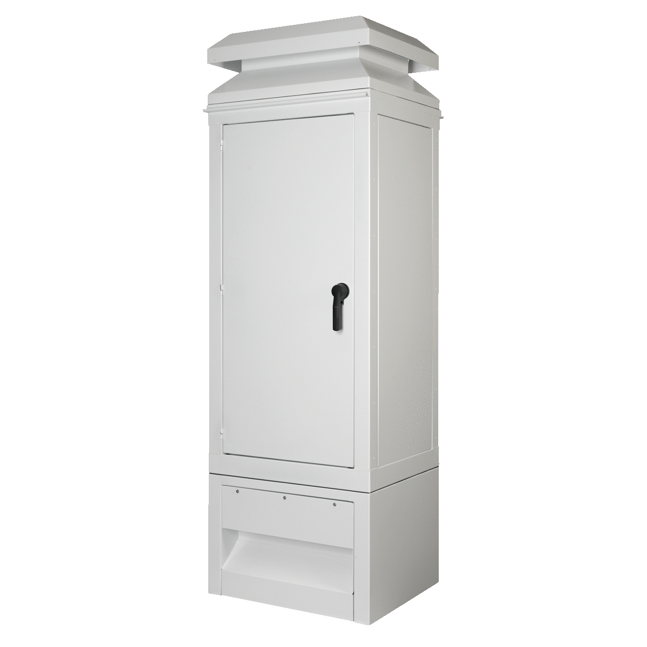 WFHD3E723630 A3RHD Heavy Duty One-Door Frame, 74.14 in H x 36 in W x 30 in D, For Use With WEATHERFLO HD Enclosures, Aluminum