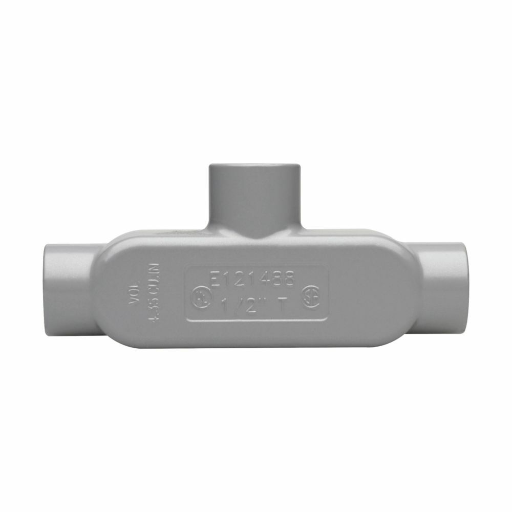 T55 Condulet Type T Conduit Outlet Body, 1-1/2 in Hub, 5 Form, 33.1 cu-in Capacity, Die Cast Copper-Free Aluminum, Epoxy Powder Coated