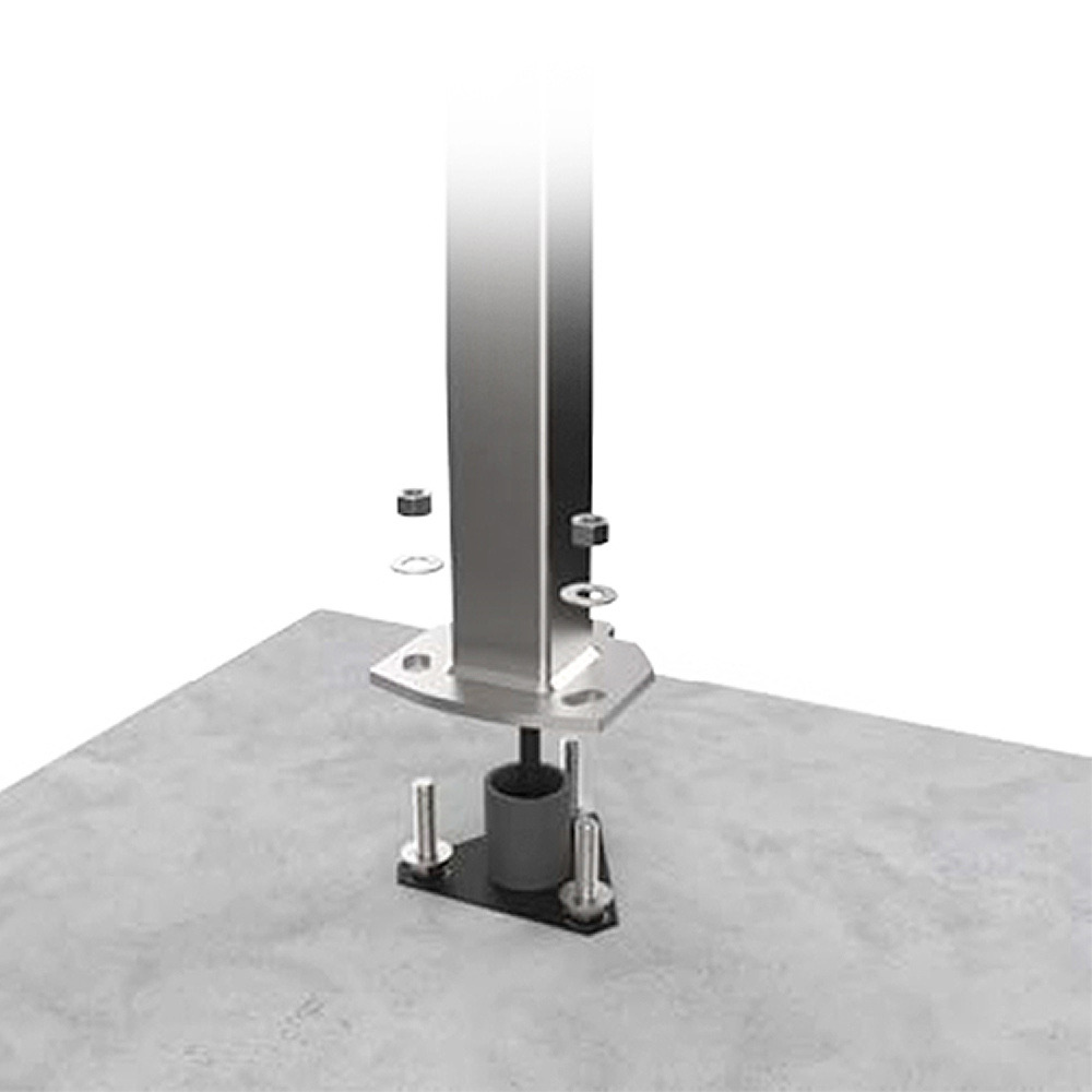 CPCMK Evr-Green Concrete Mounting Kit, For Use With Evr-Green 4000 Level 2 Networked Public Use Charging Stations, Single Head Bollard and Dual Head Bollard