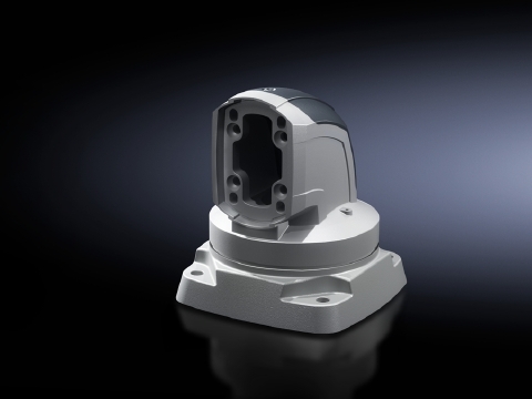 6212700 Horizontal Outlet Top Mounted Joint, For Use With Ceiling Mounting, Aluminum, Light Gray