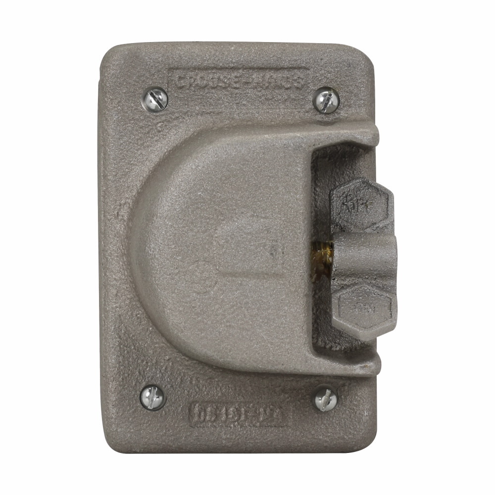 DS181 Snap Switch Cover, 3 in L x 2-1/2 in W x 4-1/2 in D, Copper-Free Aluminum