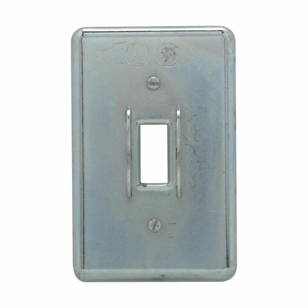 DS52 Snap/Toggle Switch Cover, 4.28 in L x 0.71 in W x 2-3/4 in D, Sheet Steel