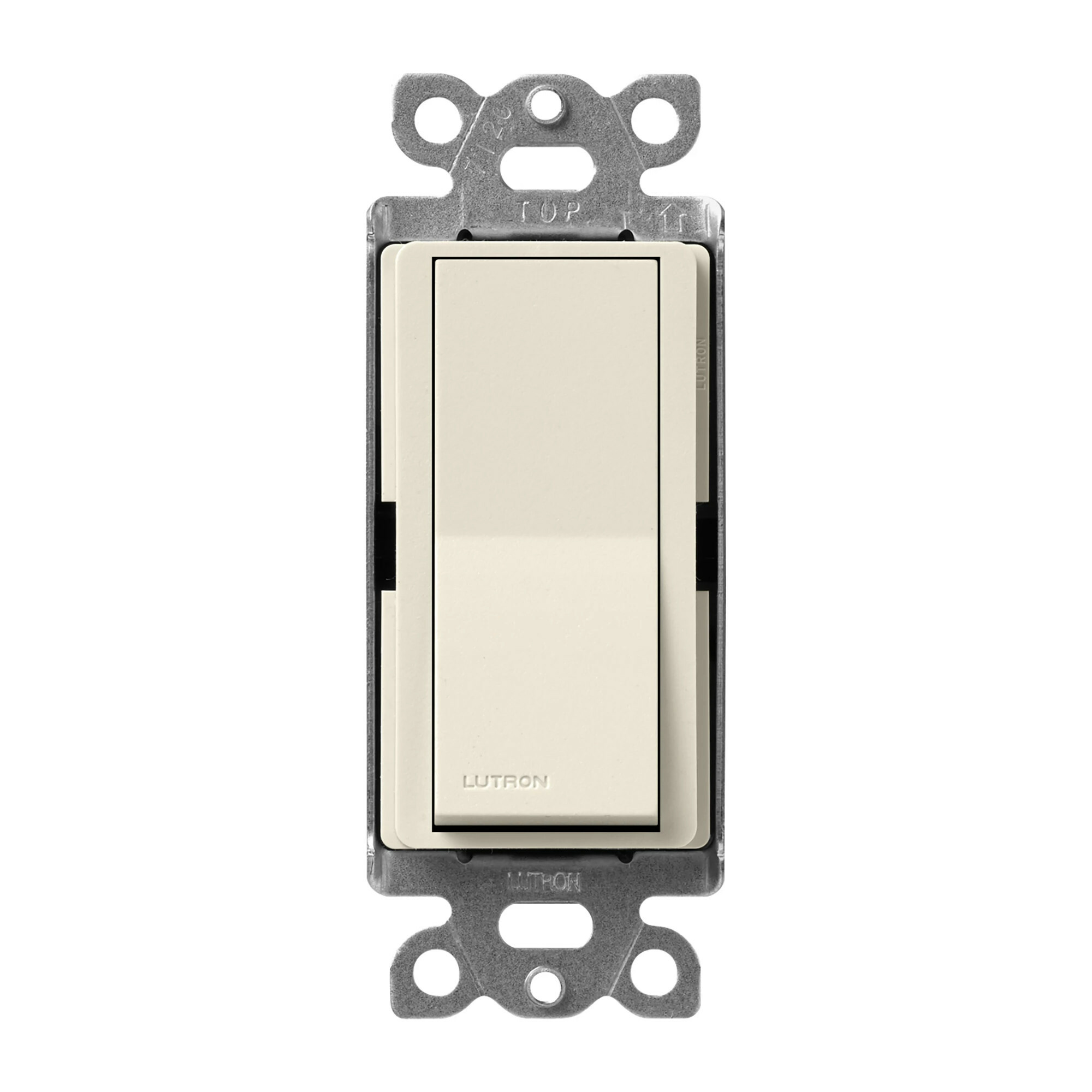 SC-3PS-PM Claro On/Off Rocker Switch, 15 Amp, 1 Pole/3-Way, Satin, Pumice
