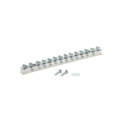 StructuredGround UGB2/0-414-12 Universal Grd Bar, Silver, Copper, Tin-Plated