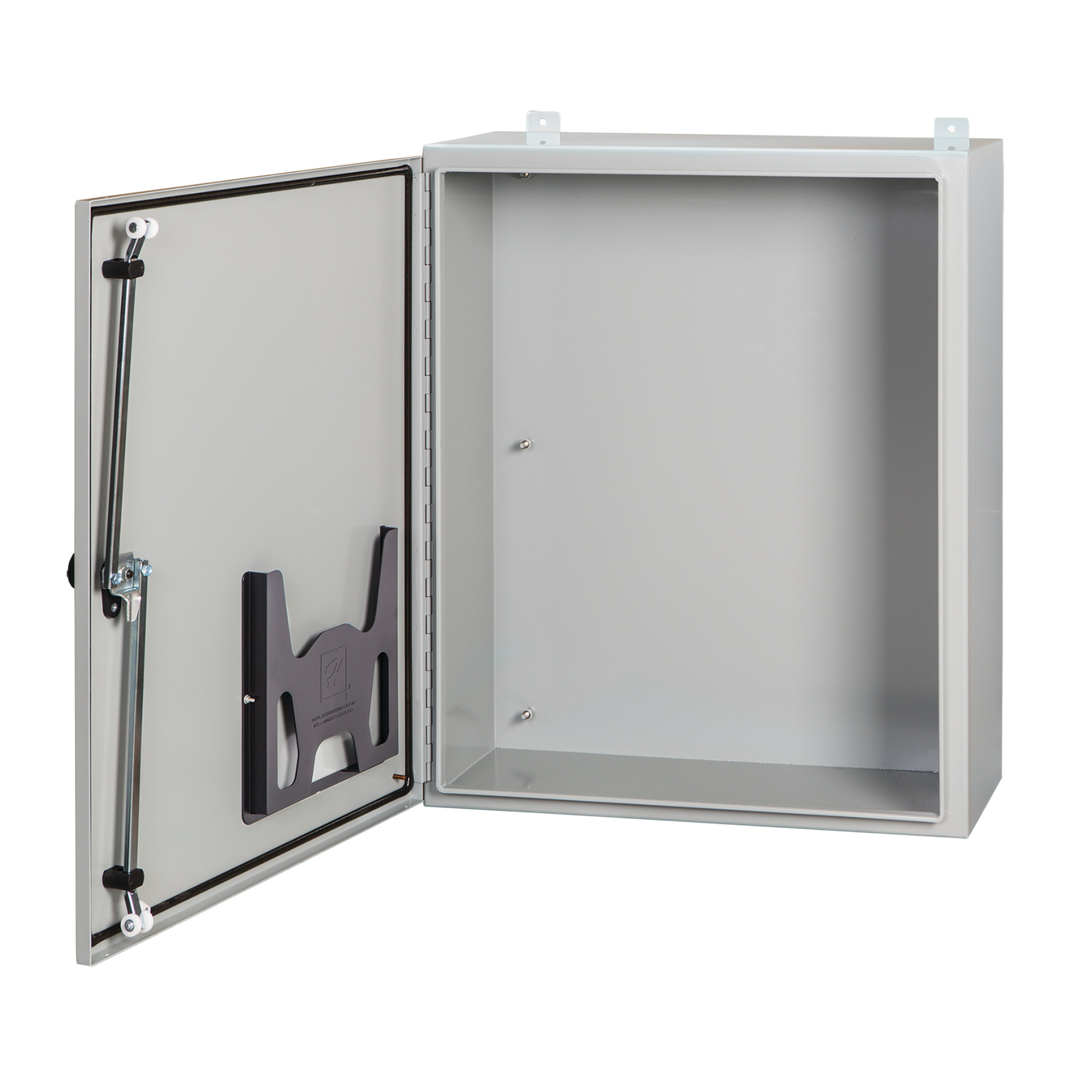 A60H36DLP3PT Single Door Enclosure, 60 in L x 12 in W x 36 in D, NEMA 4 NEMA Rating, Steel
