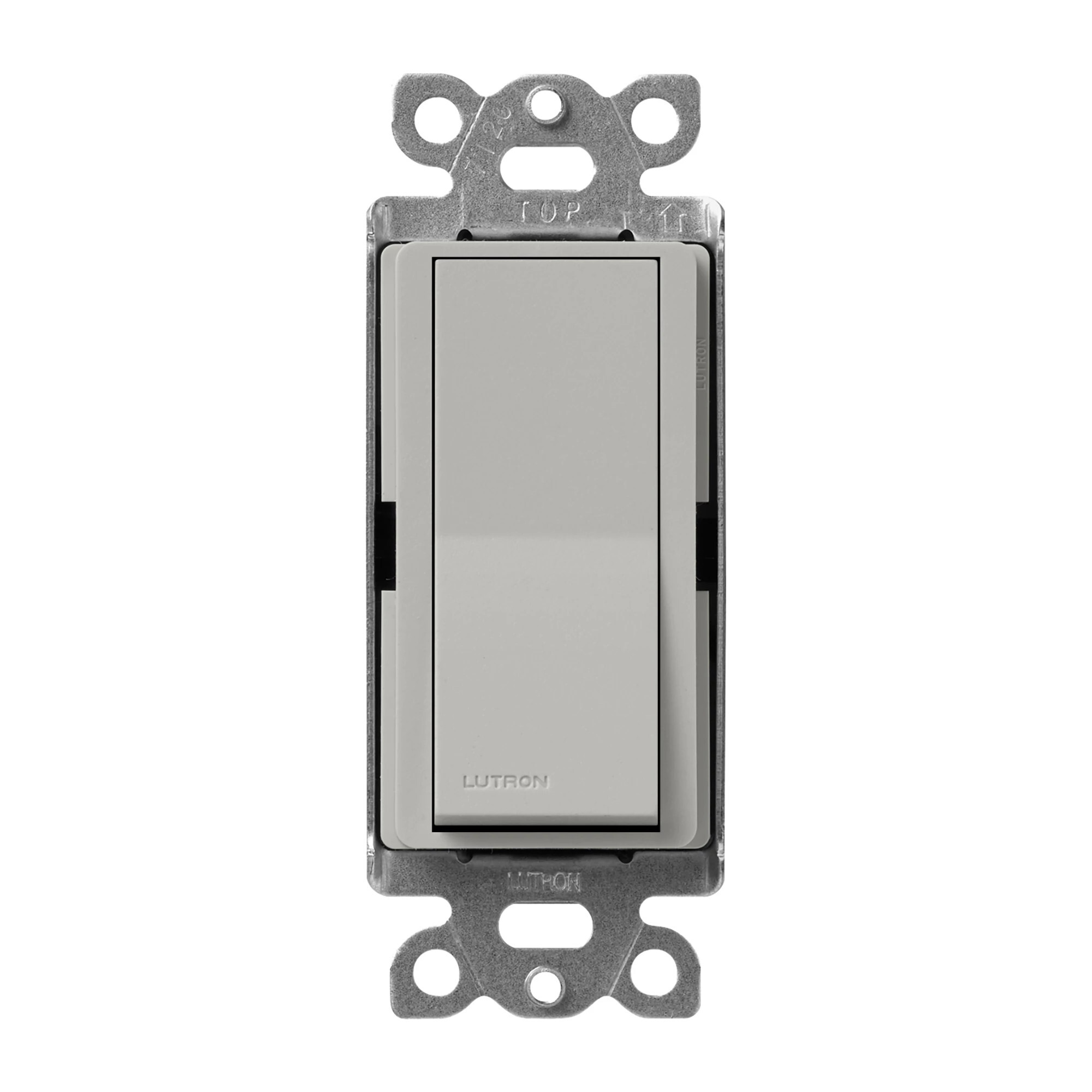 SC-1PS-PB Claro On/Off Rocker Switch, 1 Pole, 15 Amp, Satin, Pebble