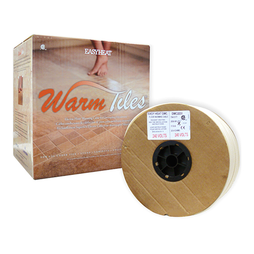 DMC2021 Warm Tiles Decoupling Membrane Electric Floor Warming Cable, 2 Conductors, 240 V AC, 1.1 A, 214.7 Ohm