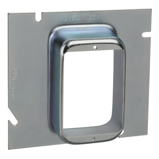 82C-1G-1-1/4 Steel City 1-Outlet Device Extension Ring, 1 Gangs, 5 in L x 5 in W, Steel