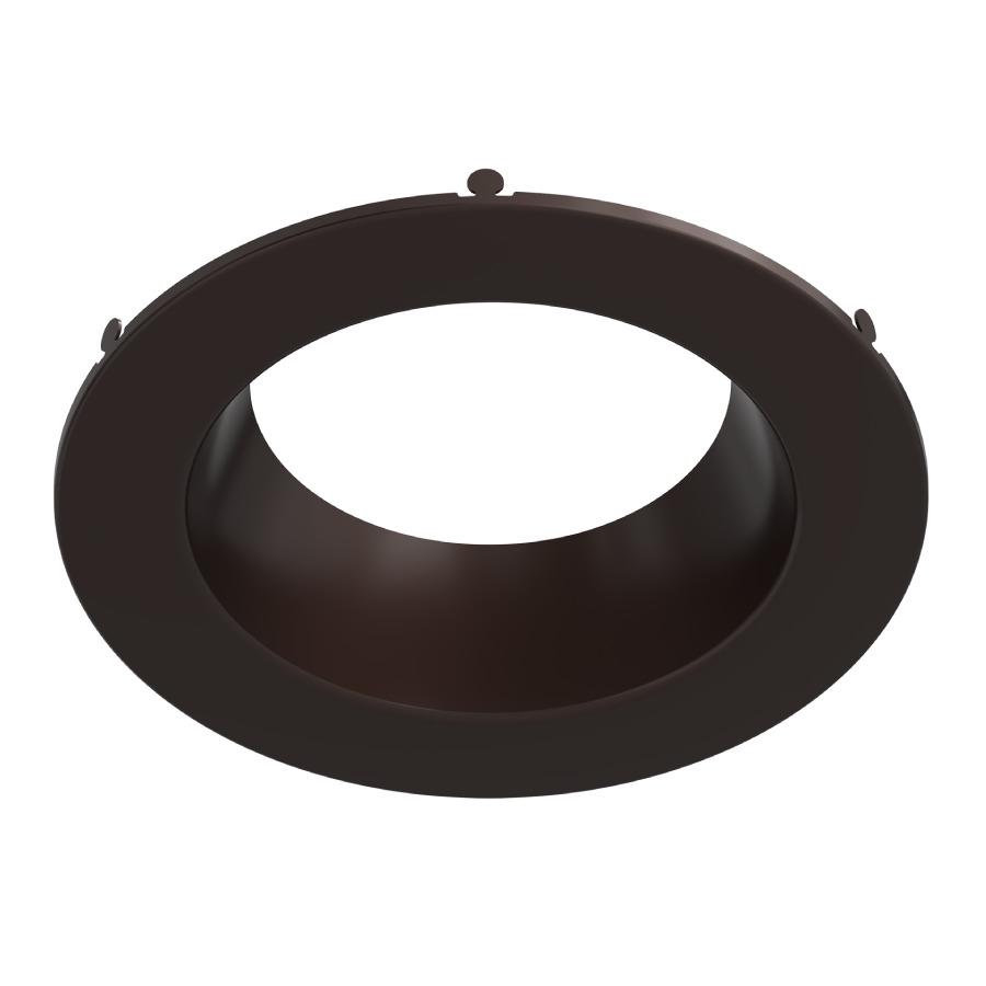 DLTRIM/CRLEDFA6R-BRS DLTRIM 6 in Round Downlight Color Trim, 4-1/8 in Dia Inside x 7-7/16 in Dia Outside, LED Lamp, For Use With Field Adjustable Commercial Downlight, Metal