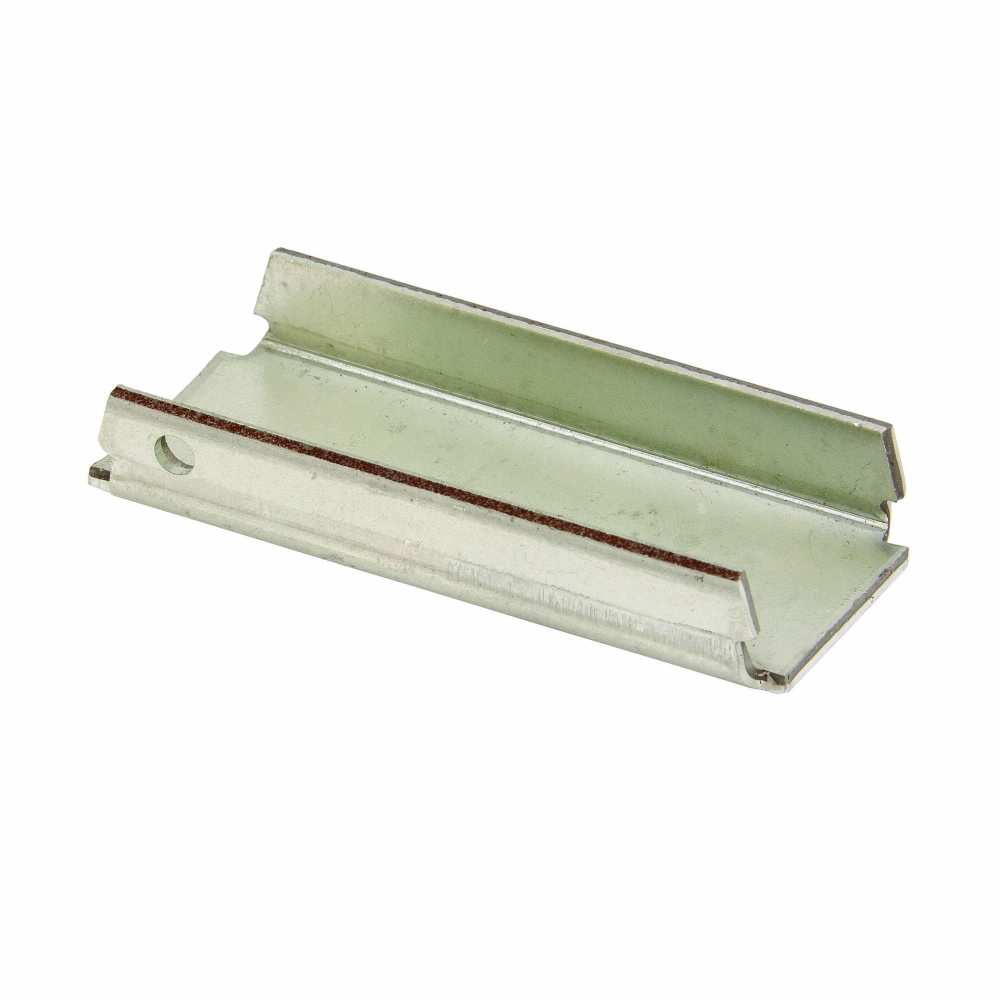 B222ZN Type X Channel End Cap, For Use With B11 Series Channel, Low Carbon Steel, Zinc Plated