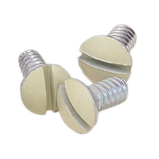 86400-PRT Oval Head Milled Slot Replacement Screw, #6-32 x 5/16 in L, For Use With Wallplate