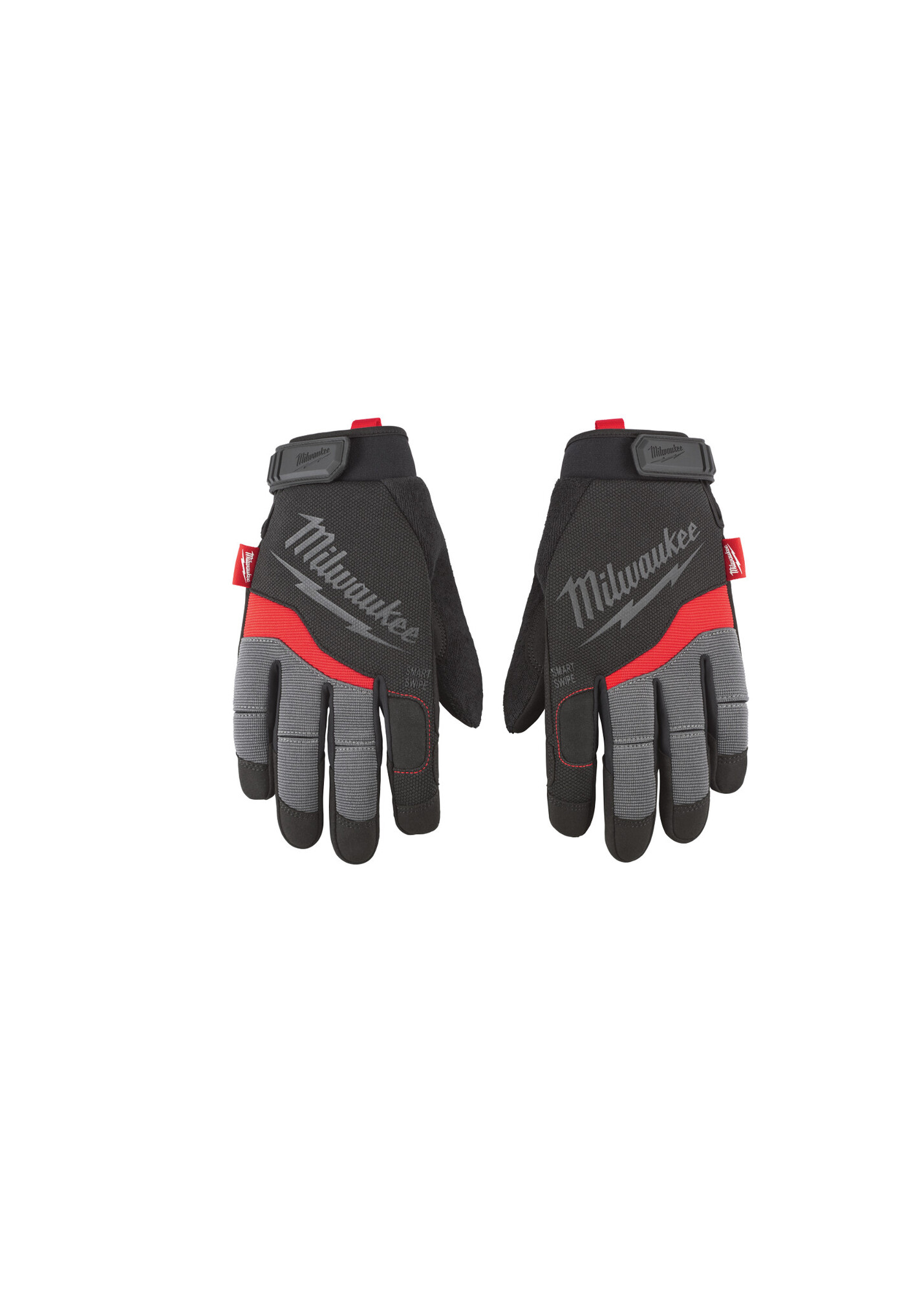 48-22-8722 General Purpose Gloves, Work, Synthetic Leather, Black/Red, Breathable Lining