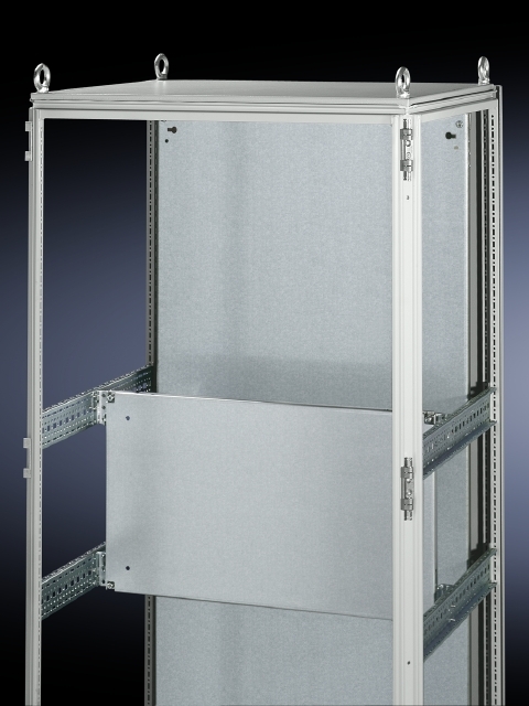 8614850 Partial Mounting Plate, For Use With TS8, SE8 Series 800 mm W x 500/800 mm D Enclosure, 2.5 mm THK, Chassis Mount, Sheet Steel