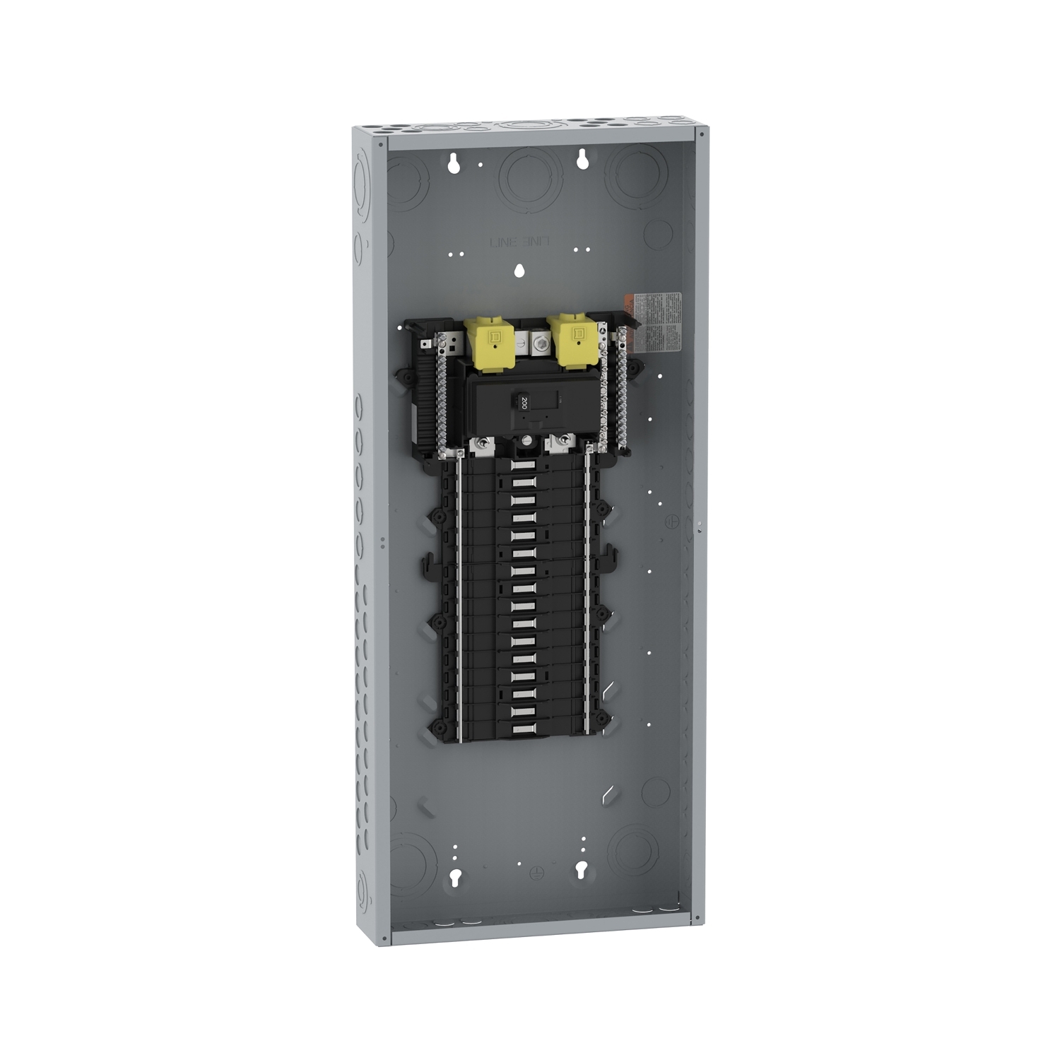 QO132M150P 1-Phase Convertible Main Neutral Load Center, 120/240 V AC, 150 A, 1 Pole, 22 kA Interrupt