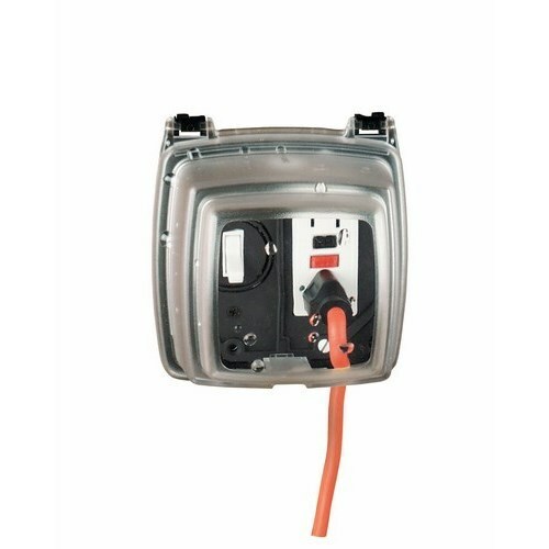 WP1230C Heavy Duty Non-Metallic Weatherproof While-In-Use Cover, 139.7 mm L x 127 mm W x 3-1/8 in D, Receptacle Cover, Polycarbonate