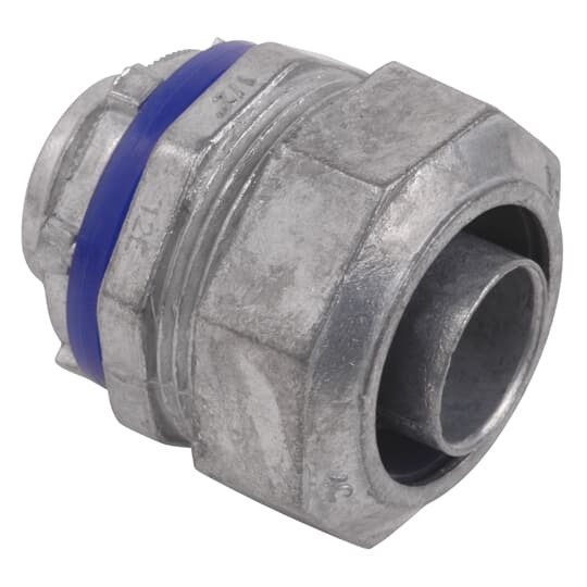 LT-202 Steel City Straight Conduit Connector, 3/4 in Trade, Die Cast Zinc